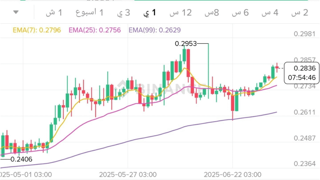 تحليل أداء عملة TRX خلال عام 2025