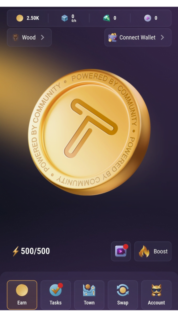 التسجيل في بوت TapSwap