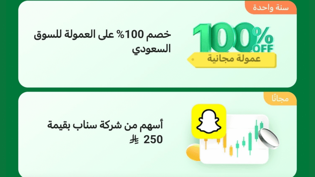 عرض التسجيل على منصة سهم