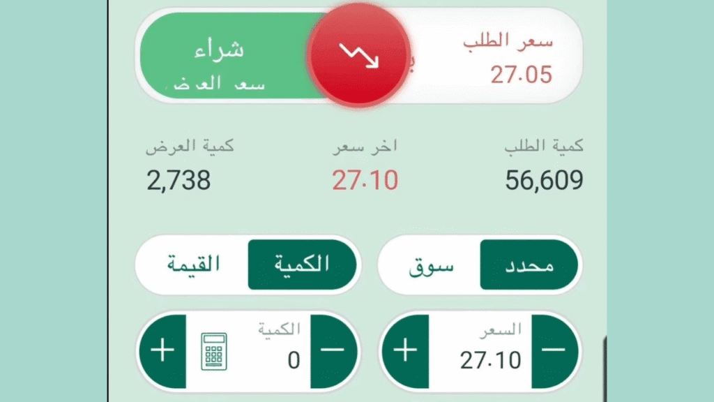 تنفيذ أول أمر شراء على الاهلي كابيتال