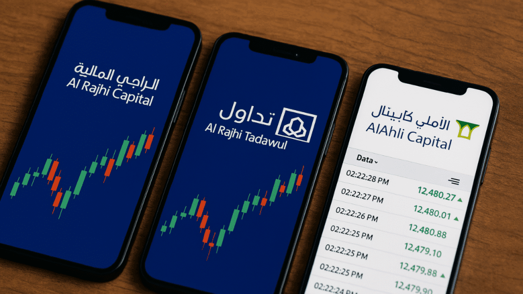 شرح تداول الأسهم في منصات التداول السعودية