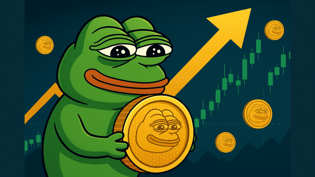 عملة PEPE من الميم إلى منصة الكبار