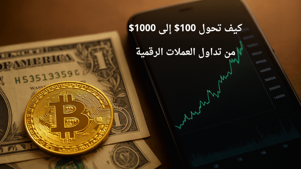 كيف تحوِّل 100 دولار إلى 1000 دولار عبر تداول العملات الرقمية؟