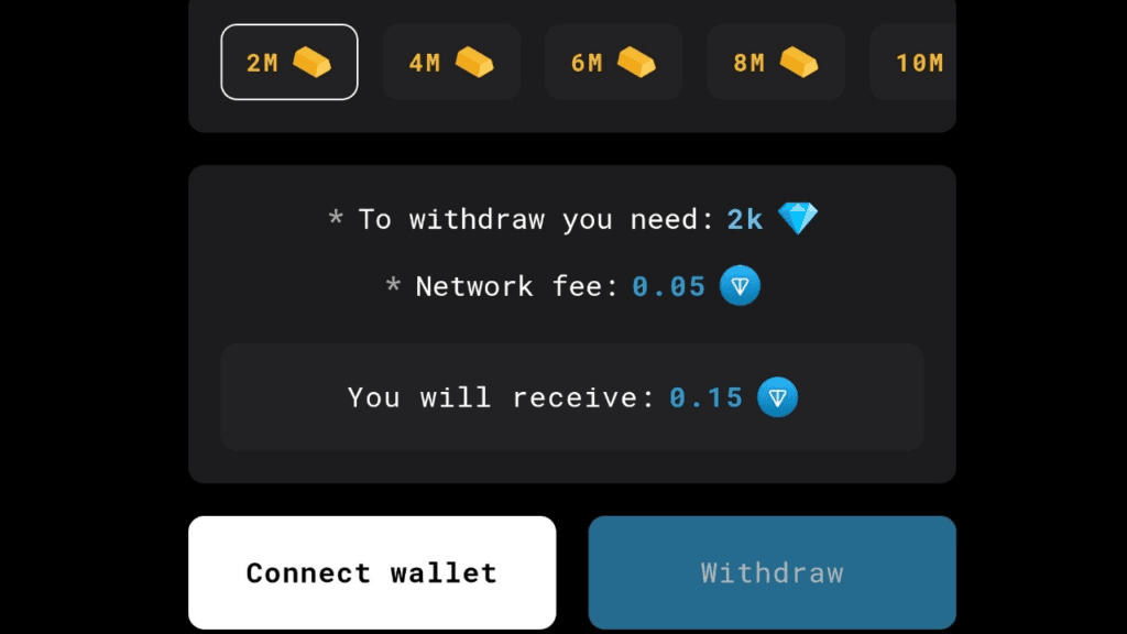 سحب الأرباح من بوت Money Bux