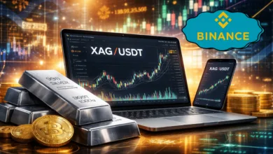 تداول الفضة على منصة باينانس